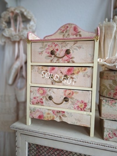 画像15: フレンチファブリックカルトナージュドロワー