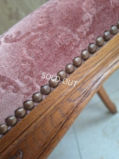 画像6: クイーンアン様式ガブリオールレッグスツール　