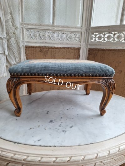 画像18: アンティークプチポワンフットレスト