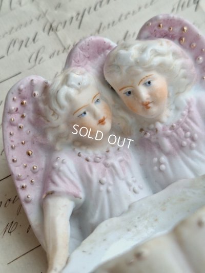 画像2: アンティークダブルエンジェル聖水盤