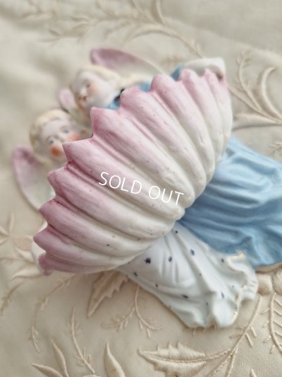 画像3: アンティークダブルエンジェル聖水盤　