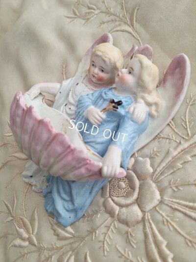 画像4: アンティークダブルエンジェル聖水盤　