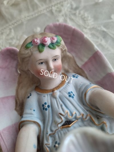 画像2: アンティークエンジェル聖水盤