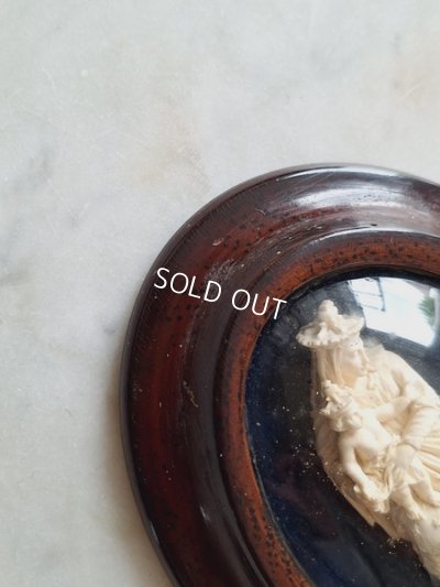 画像10: アンティーク聖母子メダイヨン