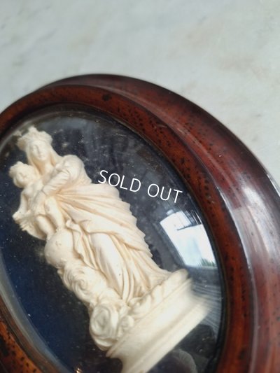 画像3: アンティーク聖母子メダイヨン