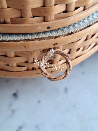 画像21: アンティークソーイングバスケット