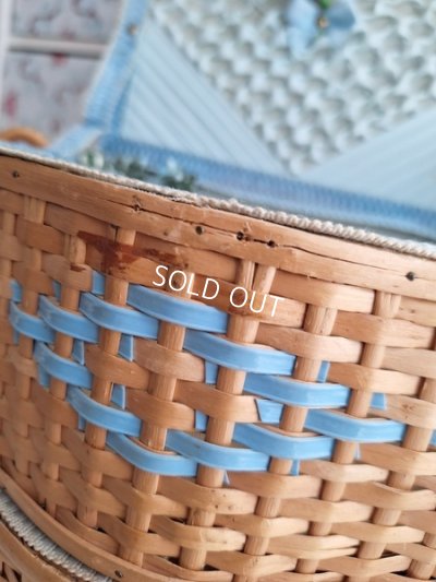 画像25: アンティークソーイングバスケット