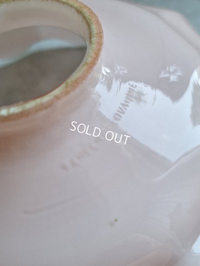 画像14: アンティークピンクオパリンガラスシェード