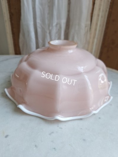 画像6: アンティークピンクオパリンガラスシェード