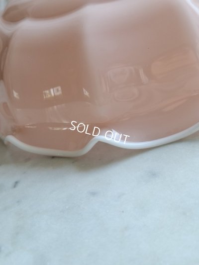 画像5: アンティークピンクオパリンガラスシェード