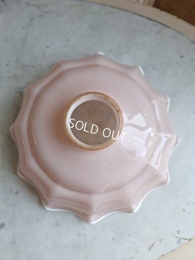 画像11: アンティークピンクオパリンガラスシェード