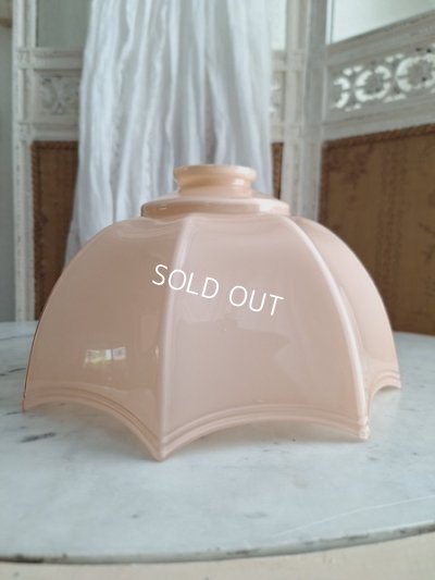 画像10: アンティークオパリンガラスシェード