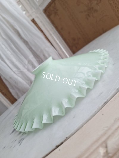 画像6: アンティークオパリンガラスシェード