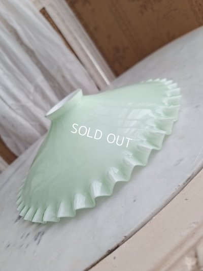 画像9: アンティークオパリンガラスシェード