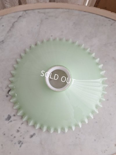 画像4: アンティークオパリンガラスシェード