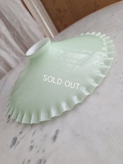 画像7: アンティークオパリンガラスシェード