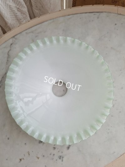 画像12: アンティークオパリンガラスシェード