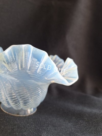 画像5: アンティークオパールガラスランプシェード