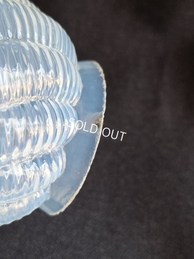 画像14: アンティークオパールガラスランプシェード