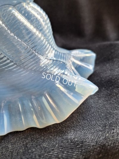 画像6: アンティークオパールガラスランプシェード