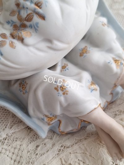 画像6: アンティークビスクダブルエンジェル聖水盤