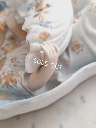 画像7: アンティークビスクダブルエンジェル聖水盤