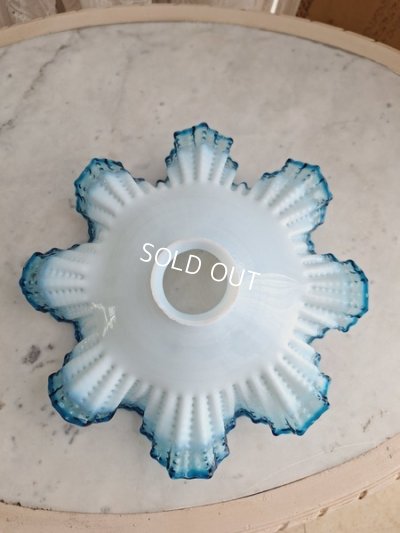 画像6: ブルーリムガラスランプシェード　