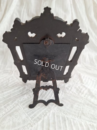 画像7: ナポレオン三世エボナイトレリーフフォトスタンド