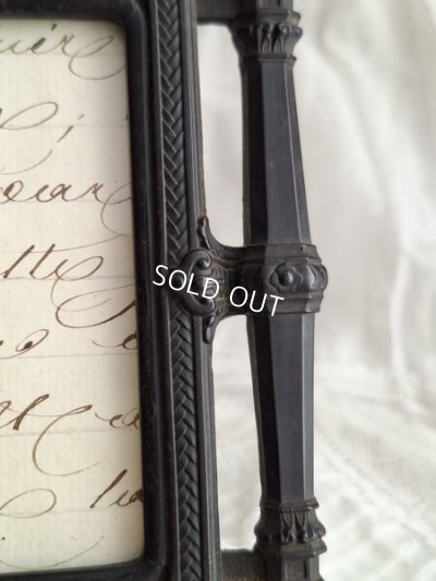 画像6: ナポレオン三世エボナイトレリーフフォトスタンド