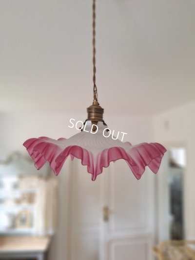 画像2: アンティークガラスランプシェード