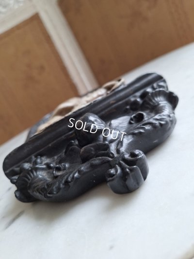 画像10: アンティーク石膏聖母子オーナメント