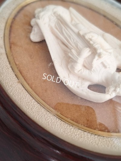 画像9: アンティーク天使のメダイヨン