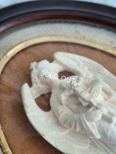 画像3: アンティーク天使のメダイヨン