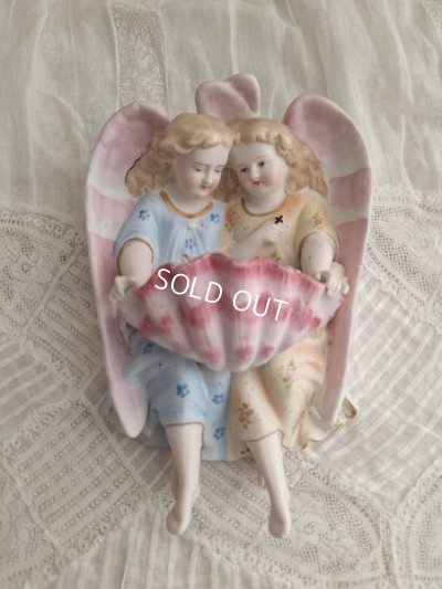 画像2: アンティークエンジェル聖水盤