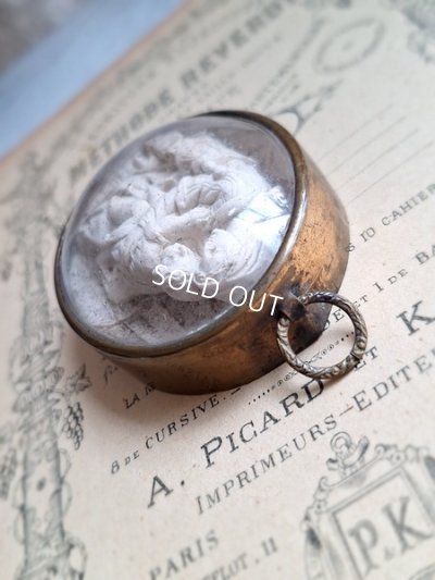 画像12: アンティーク聖母子小さなメダイヨン