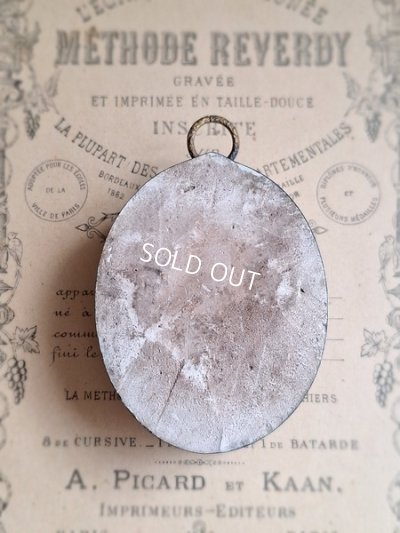 画像14: アンティーク聖母子小さなメダイヨン