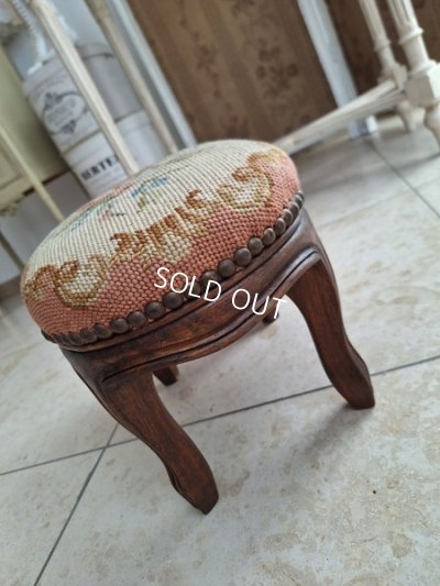 画像9: アンティークプチポワンフットレスト