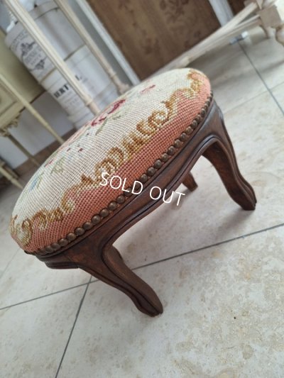 画像10: アンティークプチポワンフットレスト