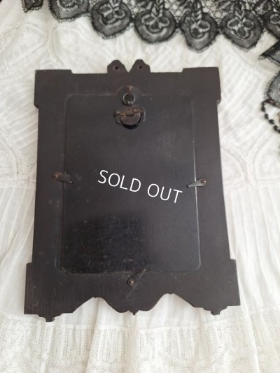 画像12: ナポレオン三世エボナイトレリーフフォトフレーム　