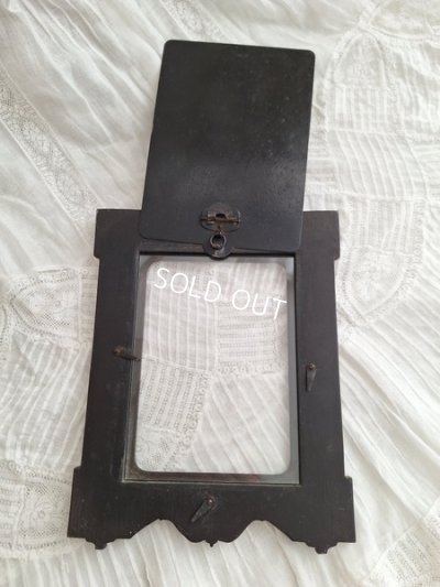 画像15: ナポレオン三世エボナイトレリーフフォトフレーム　