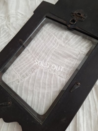 画像16: ナポレオン三世エボナイトレリーフフォトフレーム　