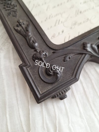 画像4: ナポレオン三世エボナイトレリーフフォトフレーム　