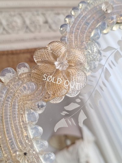 画像13: オパールセントムラノガラスミラー