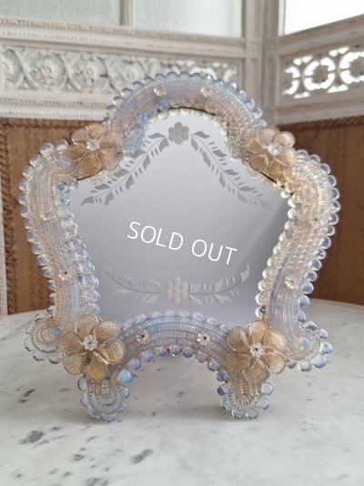 画像3: オパールセントムラノガラスミラー