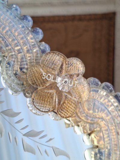 画像10: オパールセントムラノガラスミラー