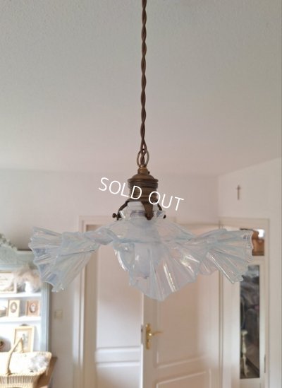 画像2: オパールセントガラスランプシェード