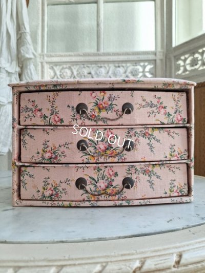 画像2: アンティークカルトナージュドロワー