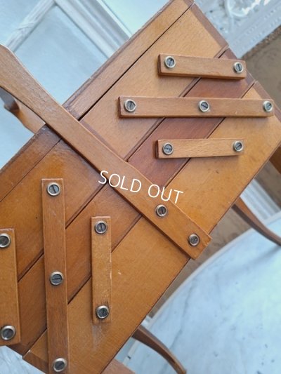 画像11: アンティーク猫脚ソーイングボックス