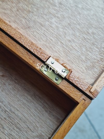 画像14: アンティーク猫脚ソーイングボックス