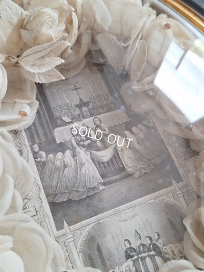 画像3: アンティーク花冠フレーム